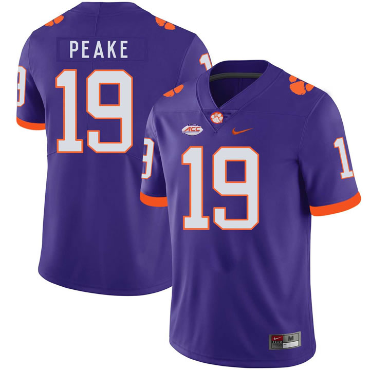 Clemson Tigers 19 Charone Peake Purple Nike College Football Jersey Dzhi,We sell and wholesale Clemson Tigers 19 Charone Peake Purple Nike College Football Jersey Dzhi on line form chian!